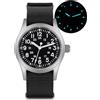 watchdives Militado ML05 ML05B 38mm Orologi Campo Vintage Per Uomini, Movimento Seconda Continua VH31/515/Miyota Super 2035 Quarzo, Vetro Zaffiro Bombato Rivestimento AR, Super Luminescenza C3, 100M Impermeabile