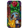 Disney Custodia per iPhone XR Disney La Bella e la Bestia - Vetro colorato Belle e Principe