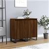 HETFTJN Credenze 2 pz, Mobile Multiuso Mobiletto Bagno Basso Mobile Balcone Mobile Corridoio Stretto E Lungo Adatto per Cucina Ufficio Soggiorno Ingresso Rovere Marrone 40x35x70 cm in Legno Multistrato