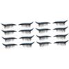 Baluue 8 Paia adesivi per ciglia finte adesivi per ciglia glitterate ciglia riutilizzabili fake lashes false lashes eyeliner colorati adesivo per ciglia fitte ciglia finte plastica Blue