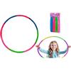 Generico Hula Hop Bambini Colorato Cerchio Ginnico Diametro cm 60 Hula Hop Smontabile Regolabile Fitness Anello da Ginnastica per Bambini e Adulti Bambina Fitness Danza Yoga Addestramento Animali Domestici