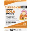 Marco Viti Farmaceutici SpA Tusseval Gola Bambini 24 Compresse pz