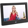 CCYLEZ 7 Inch Digital Picture Frame with Remote Control - Full HD 1080P IPS Touch Screen, Wall Mountable WiFi Photo Frame with Cloud Sharing, Calendar, for Family (BLACK)