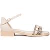 Nero Giardini E513428D Sandali Donna In Pelle E Materiale Tecnico - Ecru 35 EU