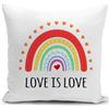 HUASHUZI arcobaleno federe cuscini divano 40 x 40 cm colorata copricuscini fodera cuscino decorativi soggiorno camera da letto accessori