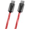 Konix Cavo HDMI 2.1 per PC, PS5, Switch 2 e Xbox Series X|S - Compatibilità 4K e 8K - 48 Gbps - Lunghezza 1,2 m - Illuminazione LED rosso
