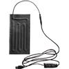 Generico Cuscinetto Riscaldante USB Elettrico Scaldacuscino Cuscino Riscaldante USB Portatile 5V Nero 10x20 cm / 3.94x7.87 inches Fibra Composita