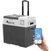 Alpicool CX50 50 Litri Frigoriferi Portatile Elettrico Frigorifero per Auto Congelatore 12V 24V DC/AC Mini Frigo per Viaggio, Picnic, Campeggio Uso Esterno