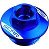 SCAR Tappo Olio Motore Compatibile con KAWASAKI KX KXF KLX KFX 250 450 04-26 - Blu