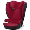 CYBEX Silver Seggiolino Auto Solution B2 i-Fix, Con Porta Bevande, Per Auto Con o Senza ISOFIX, Da 15 a 50 kg circa, Da circa 3 a 12 Anni, Dynamic Red (Rosso)