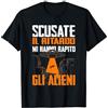 T-SHIRT PER TUTTI I GUSTI Meme Divertente Scusate Il ritardo Grafica Alieni Ufo Spazio Maglietta