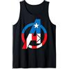 Marvel Avengers Captain America Costume Fill Logo Canotta