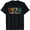 47 Anni Di Compleanno Uomo Donna Regalo Vintage 1974 Edizione Limitata 47 Anni Di Compleanno Uomo Maglietta