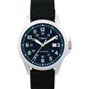 Timex Orologio da Uomo Expedition North da 41 mm, Cinturino a Sgancio Rapido in Nero, Quadrante Blu, Cassa in Acciaio Inox, TW2Y30000