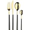 Pintinox servizio posate da 24 pezzi kyoto oro e nero(set per 6 persone)