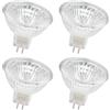 EKSAVE lampada alogena MR16 riflettore 12V 50W GU5.3 dimmerabile lampada alogena, bianco caldo, 2700K (4 pezzi)
