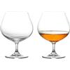 GLASKEY 650 ML Grande Brandy Snifter Set di 2 bicchieri, Bicchieri di Cristallo per Cognac, Brandy, Whisky, Lavabile in Lavastoviglie,Perfetto per la casa,Ristoranti e feste