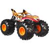 Hot Wheels Monster Trucks - Tiger Shark Oversize, Veicolo in Scala 1:24 con Ruote giganti e carrozzeria in Metallo, Perfetto per Le acrobazie, Giocattolo per Bambini, 3+ Anni, JDR02