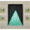Today's Curtain Emelia Original - Coppia di spavalderie in voile 160 cm, nero, 228,6 cm x 160 cm (lunghezza x larghezza)