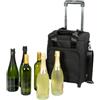 Koala Spain - Trolley da frigorifero pieghevole per 6 bottiglie di vino | Borsa da viaggio compatta e isolante 3 in 1 | Porta vino con scomparti imbottiti, facile da trasportare | Nero