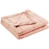 Madison Park Windom - Coperta alternativa antimacchia in microfibra, doppia, arrossire