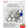 Dritz, Set di Bottoni rigidi 18 pz, 1,91 cm