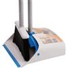 TreeLen Long Handle Broom and Dustpan Set,Upright Dust Pan Combo for Home, Kitchen, Room, Office, Lobby Floor Use Without Bending