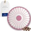Villeroy & Boch - Fleur cassis piattino per tazza rosa, lavabile in lavastoviglie, utilizzabile nel microonde, piattino tazza caffè e tè, motivo floreale, Porcellana Premium