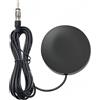 Annlpoy Antenna autoradio FM Antenna parabrezza radio FM universale per auto con spina DIN e 3 metro cavo di prolunga, resistente e discreta, per veicoli, auto, camion, SUV radio stereo