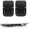 JJiaoLinin 2PCS Supporto PC Portatile Pieghevole,Supporto Portatile Invisibile per Laptop, Supporto portatile per tastiera, adatto alla maggior parte dei computer portatilie tastiera del computer(nero)