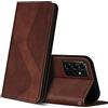 ZONNAVI Cover per Samsung Galaxy S21 Ultra 5G, Flip Custodia Pelle PU con [Slot Cart] [Supporto Stand] [Magnetica], Cover a Libro Portafoglio per Samsung Galaxy S21 Ultra 5G (Marrone)