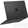 NPUOLS Cover per MacBook Pro 14 Pollici M5 M4 M3 M2 M1 Pro Max 2025-2021 A3434 A3112 A3401 A3185 A2918 A2992 A2779 A2442,Come il Colore Originale, Custodia Rigide e EU Tastiera Cover,Space Black Opaco