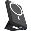 AOGUERBE Power Bank Magnetico, 10000mAh Caricabatterie Portatile Wireless, PD 22.5W Caricatore Powerbank con LED Display, Batteria Esterna con MagSafe per iPhone 16/15/14/13/12/Mini/Pro/Pro Max