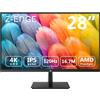 Z Z-Edge Z-Edge Monitor PC 28'' 120Hz (DP1.4×2) 4K UHD 3840x2160, IPS, 4ms, Schermo Gaming 16:9, 75Hz (HDMI2.0×2), Adaptive Sync, Cornice Ultrasottile, Inclinazione Regolabile, VESA 100*100mm(Cavo DP Incluso)