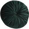 DOTBUY-SHOP Rotondo Cuscini Sedie Cucina Cuscini Coprisedia, Cuscino Velluto Sedia Cucina Cuscini Sedia per Ufficio Giardino Patio Pranzo Soggiorno (35X35cm,Verde)