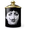 ROTOOY Lina Cavalieri - Barattolo in ceramica per aromaterapia, portapenne Fornase, mini vaso, vassoio portacandele, bottiglie decorative per la casa, barattoli decorativi (A16)