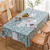 YWBXSHKD Tovaglia Antimacchia Rettangolare in PVC 120x180cm, Tovaglia Rettangolare Plastificata, Tovaglia Cerata Quadrata, per Tavolo da Pranzo, Cucina, Pranzo All'Aperto