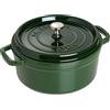 STAUB Casseruola/Cocotte in ghisa, Tonda 26 cm, 5 litri, Verde basilico