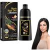 Lixuitme Shampoo Colorante Nero a Lunga Permanenza, Hair Dye Shampoo, Formula Rivitalizzante con Pigmenti Naturali, Copertura Ottimale dei Capelli Bianchi, Adatto a Tutti i Tipi di Capelli