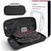 CoBak Custodia Portatile per Nintendo Switch 2 (2025) - Bundle 3 in 1 con 2 Pellicole, Grip per Pollici, Scomparto per 24 Cartucce, Nero