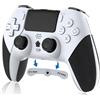 RCCBOOST REKBOO Controller per PS4, Wireless Controller per PS4 con Microfono Audio Jack, Controller P4 a Doppia Vibrazione con Giroscopio a Sei Assi, Macro, Turbo, Touch Screen, Batteria 800mah