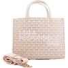 V73 V°73 Responsibility Logo, Borse a Mano Unisex-Adulto, Beige, Taglia Unica