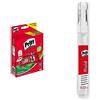 Pritt Pacchetto di Pritt Colla Stick 5 X 43 gr + Pritt Correttore Pocket Pen, Correttore Penna, Micropunta Metallica, Ottima Precisione, Asciugatura Rapida, 1 Penna da 8ml