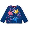 Tuc Tuc Maglietta Bambina in Blu con Stampa stellare Collezione Amazing (Taglia 1 Anni)