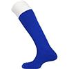 Mitre Mercury Calzini sportivi da calcio a contrasto, kit per squadre di calcio, lunghi e leggeri, traspiranti, blu reale/bianco, per adulti (taglia 40, 5-47)