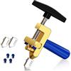 Nimomo Tagliavetro Tagliapiastrelle Manuale, 2 In 1 Utensili Manuali Per Tagliapiastrelle Taglia Piastrelle Apriscatole Con Rompivetro, 3-15mm Taglia Vetro A Mano Per Taglio Vetro/Specchio/Piastrelle