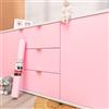 Decotalk Carta Da Parati Camera Da Letto Rosa Per Ragazze 40x500cm Carta Adesiva Per Mobili Adesivo Rosa Muro PVC Plastica Vinile Decorazioni Da Parete Mobili Armadio Toeletta Impermeabile Rimovibile
