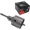TR-TOOLS Punta per trapano SDS Plus da 82 mm, costruzione rinforzata, resistente agli urti a martello, 4 tagli, punta di centraggio, punta per lattina, presa a corona per muratura e calcestruzzo