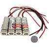 BEITESI Modulo laser a linea rossa da 650 nm Modulo gruppo laser industriale la messa a fuoco può essere regolata(traverse-4pack)