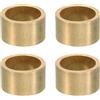 PATIKIL Distanziali in Ottone M16, 4 Pezzi Distanziali Metallici in Ottone 16mm ID x 20mm OD x 12mm L Distanziatori in Ottone Vite Distanziatore per Vite da 5/8 Pollici o M16